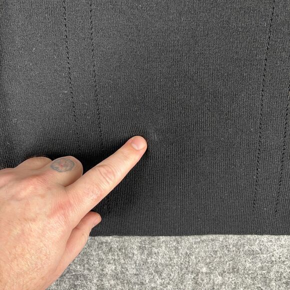 Athleta Sweater Women's Small Black High Neck Solid Knitted Long Sleeve Pullover - Picture 4 of 10